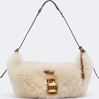 Chlo&eacute; Chlo&eacute; Paddington shearling shoulder bag