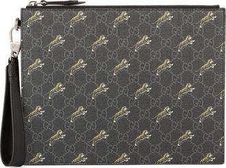 Gucci GG Supreme Tiger Print Koppeling