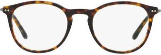 Giorgio Armani 50mm Phantos Optical Glasses in Dark Havana at Nordstrom