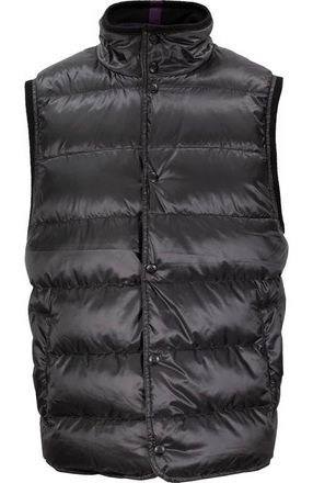 Lords of Harlech Jork Hybrid Puffer Merino Wool Sweater Vest in Black at Nordstrom, Size X-Large