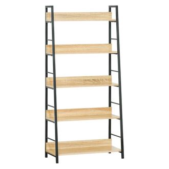 HOMCOM Estanter&iacute;a librer&iacute;a 70x35x149.5 cm madera natural