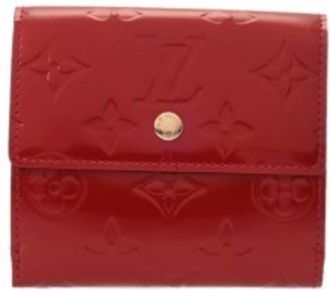 Louis Vuitton Monogram Vernis Pomme Damour Monogram Vernis Wallet (Bi-Fold) (Pre-Owned)