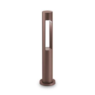 Netlighting Acqua Outdoor Bollard Lamp 1 Light Coffee IP44 G9 in Brown