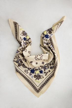 Terrain Embroidered Fall Floral Bandana