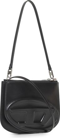 Diesel Womens 1dr Twin Shoulder Bag Black Bovine Leather
