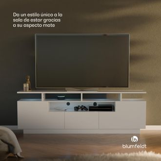 Blumfeldt Blumfeldt Mueble Tv Lowboard Perth 150 X 35 X 50 Cm, Led