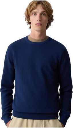 Colmar Blauwe Originals Sweaters - Heren - Ronde hals truien - Blauw - XL - Truien & Vesten