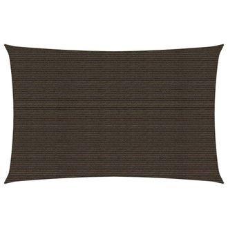 Berkfield Home Sunshade Sail 160 g/m &sup2; Brown 2x5 m HDPE