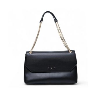 Ga&euml;lle Paris Tassen, Dames, Zwart, ONE Size, Schoudertas met Ketting