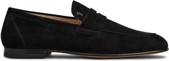 Tod's suede loafers - men - Goat Skin/Calf Leather/Rubber - 10.5 - Black
