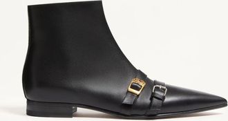 Valentino Garavani Stivaletto Mockers In Vitello Uomo NERO 40