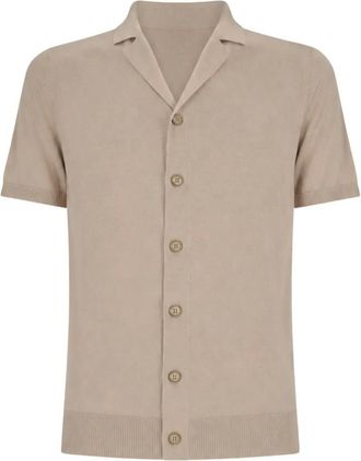 Daniele Alessandrini Heren, Tops, Beige, Maat: XL Katoen