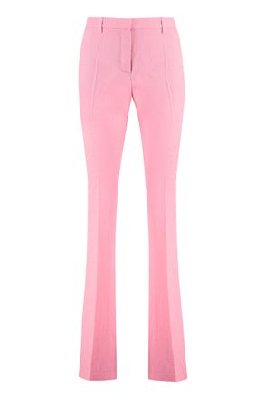 パンツ VERSACE Woman Pants Pink 10100451A08198 1PN50 Versace Outlet: virgin wool pants - Pink | Versace pants