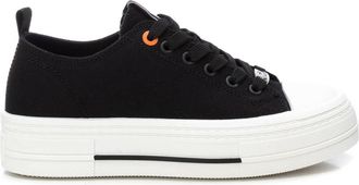 Xti Womens Urban Style Canvas Platform Sneakers Refresh By Xti