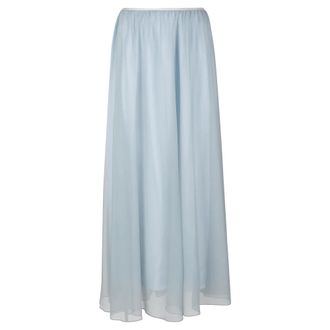 Forte_Forte Maxi Skirts, female, Blue, Size: M Layered Midi Skirt