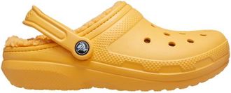 Crocs Mens Classic Lined Clogs - Shoes Sherbert Orange/Sherbert Orange Size 10.0
