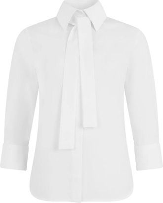 Elisabetta Franchi Mujer, Blusas y Camisas, Blanco, Talla: XS