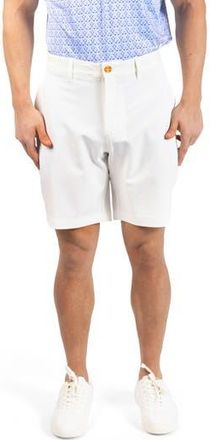 Tailorbyrd Solid Performance Shorts in White at Nordstrom Rack, Size 34
