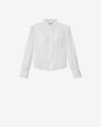 Isabel Marant Chemisier Lonzie - Femme - Blanc - Taille 34 - Marant &Eacute;toile