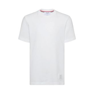 Thom Browne Heren, Tops, Wit, Maat: S Katoen