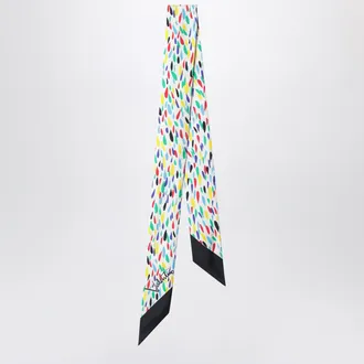 Valentino Garavani Foulard bandeau in seta con stampa multicolore