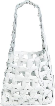 SC103 Links Leather Shoulder Bag in Cloud at Nordstrom