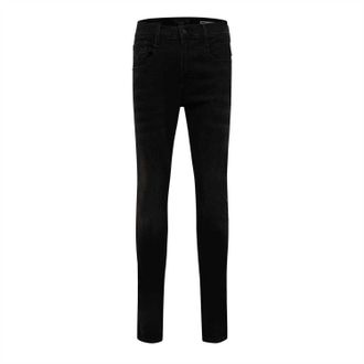 Replay Slim-fit herenjeans van Anbass van een katoenmix (Zwart)