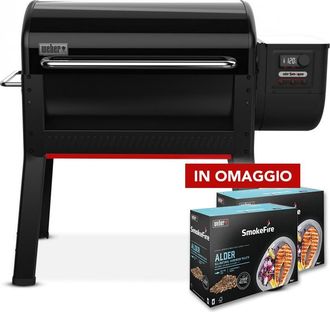 Weber Barbacoa Weber Pellet Smoque Xl Negro C&oacute;d. 1500805