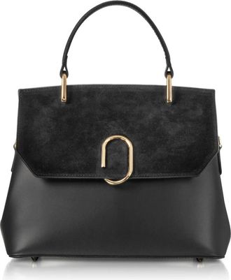 Le Parmentier Handbags - Dames - Handtassen - Zwart - ONE Size - Leer - Tassen