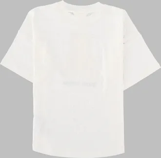 Palm Angels Teddy Bear Logo-Print T-Shirt - White