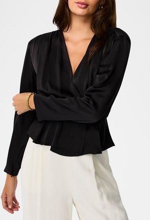 Toccin Adeline Long-Sleeve Surplice Top