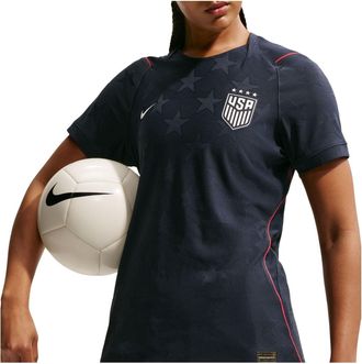 Nike (WMNS) Nike USWNT 2026 Match Away Aero-FIT Authentic Jersey Dark Obsidian University Red Pure Platinum IB5264-476