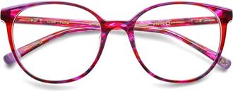 Etnia Barcelona Lisse Cat-Eye Frame Sunglasses in Translucent Acetate with Metallic Accents