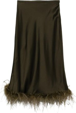 Blumarine Gonna con decorazione - Verde