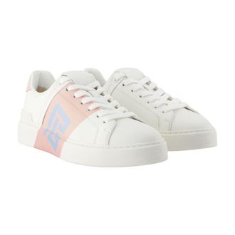 Balmain Womens Sneaker White Calfskin