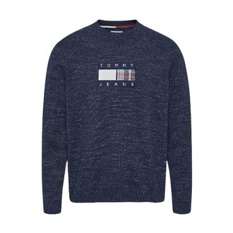 Tommy Jeans Heren, Truien, Blauw, Maat: XS