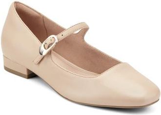 Rockport Niya Mary Jane Flat in Light Natural at Nordstrom, Size 7.5
