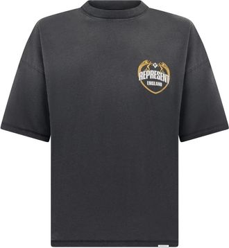 Represent Angel Border T-Shirt - Heren - T-shirts - Grijs - 2XL - Katoen - Tops
