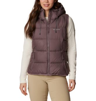 Columbia Womens Pike Lake II Insulated Vest, Basalt, X-Small