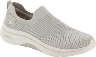 Skechers Go Walk 2 Womens Trainers Taupe Textil 4 (37)