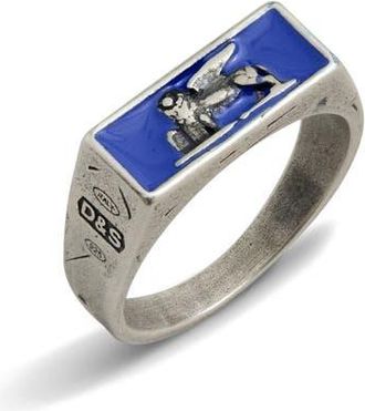 Degs & Sal Venetian Lion Ring in Royal Blue at Nordstrom, Size 12