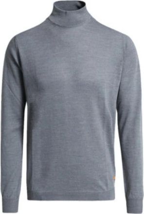 Baldessarini Heren Turtleneck Sweater in Grijs - Heren - Coltruien - Grijs - M - Katoen - Truien & Vesten