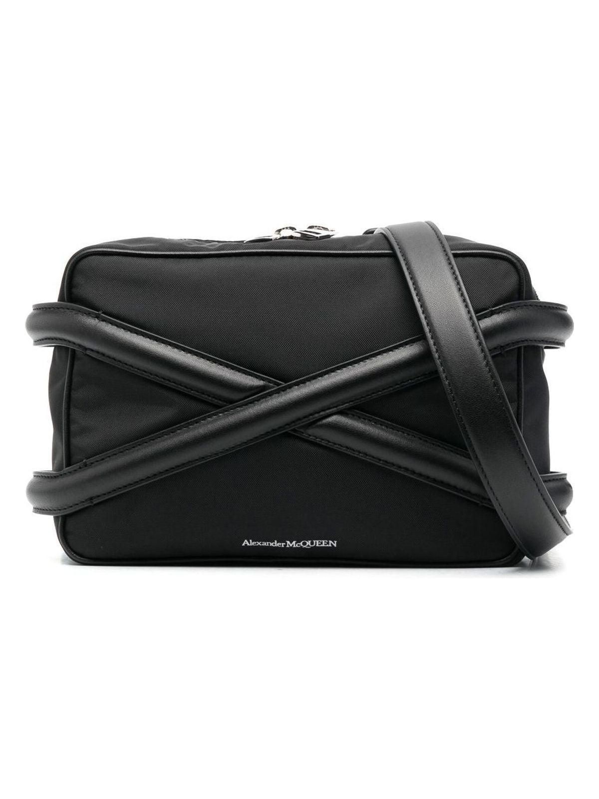 ショルダーバッグ ALEXANDER MCQUEEN Men Bags 8251391MAAD 1000 Black Men's Designer Bags | Messenger & Belt Bags | Alexander