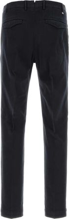 Pantaloni Torino Mens Midnight Blue Stretch Cotton Pant Exterior: Elastane Pantaloni Trousers
