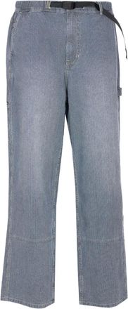 Gramicci Pantaloni a righe con cintura - Blu