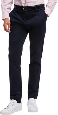 Brooks Brothers Soho Extra-slim Fit Twill Washed Chino Broek - Heren - Chinos - Blauw - W34 - Katoen - Broeken