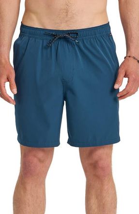 Quiksilver Taxer Amphibian Shorts in Dark Denim at Nordstrom, Size Xx-Large