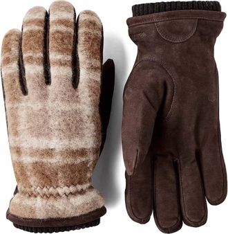 Hestra Mens Noah Gloves In Beige Multi