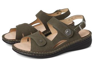 Finn Comfort Barbuda Womens Shoes Olive : EU 41 (US Womens 10.5-11) Medium, Suede/Leather