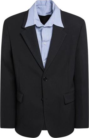 Balenciaga Hybride Blousejas - Heren - Blazers - Zwart - XL - Katoen - Jassen